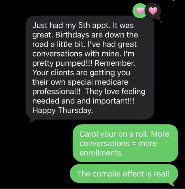 Screenshot from a Medicare Growth Lab agent partner