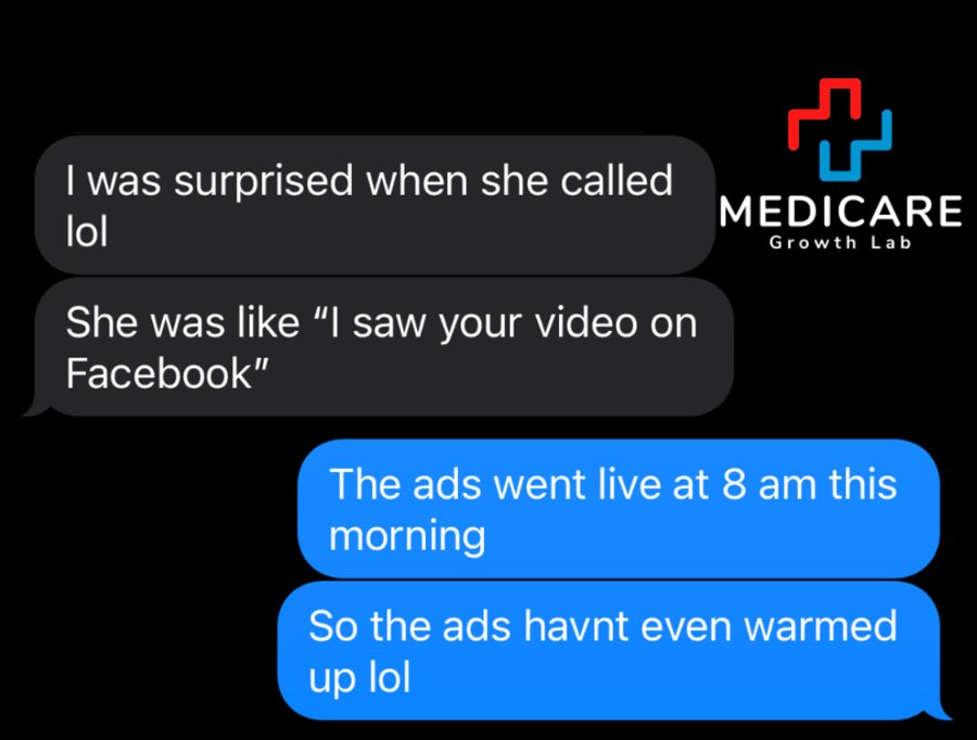 Screenshot from a Medicare Growth Lab agent partner